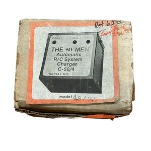 Vintage THE MEN Automatic R/C System Charger C-50/4 Model 48/96